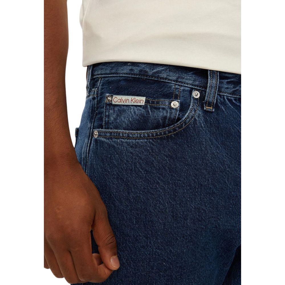 Calvin Klein Jeans Blue Cotton Jeans & Pant Calvin Klein Jeans