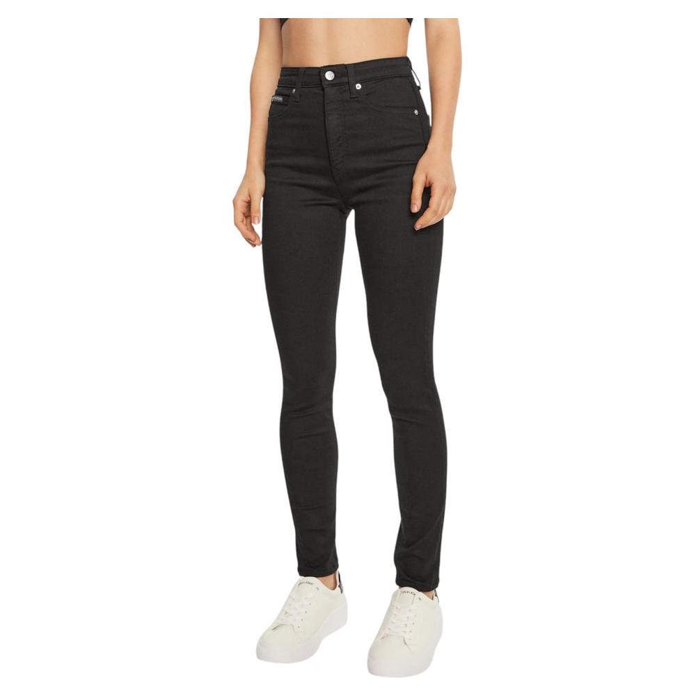 Calvin Klein Jeans Black Cotton Jeans & Pant Calvin Klein Jeans