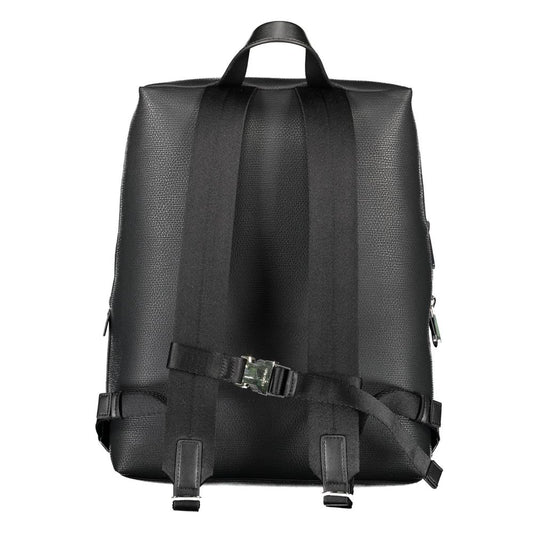 Calvin Klein Black Polyester Men Backpack Calvin Klein