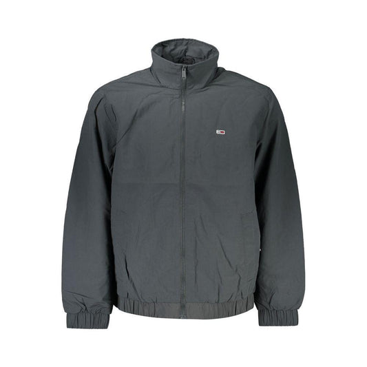 Tommy Hilfiger Sleek Gray Recycled Nylon Jacket Tommy Hilfiger