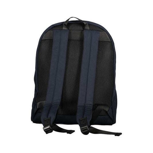 Tommy Hilfiger Sleek Blue Backpack with Laptop Holder Tommy Hilfiger