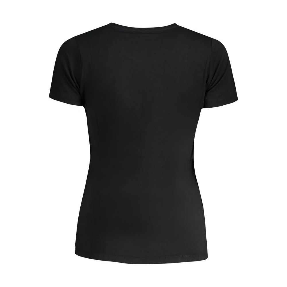 Pepe Jeans Black Cotton Tops & T-Shirt Pepe Jeans