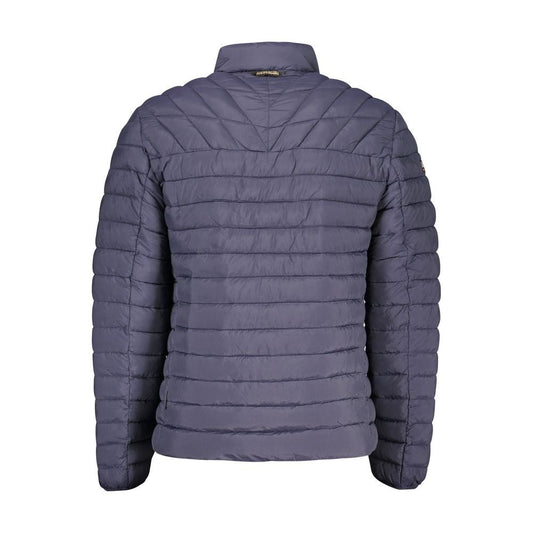 Napapijri Blue Polyamide Men Jacket Napapijri