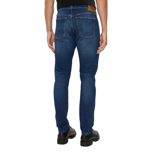 Calvin Klein Jeans Blue Cotton Jeans & Pant Calvin Klein Jeans