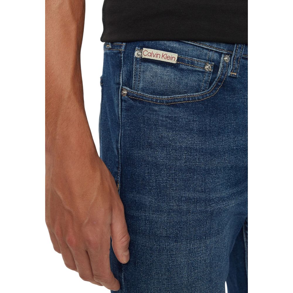 Calvin Klein Jeans Blue Cotton Jeans & Pant Calvin Klein Jeans