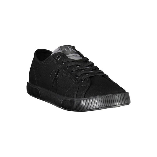 Calvin Klein Black Cotton Men Sneaker Calvin Klein