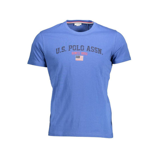 U.S. POLO ASSN. Blue Cotton Men T-Shirt U.S. POLO ASSN.