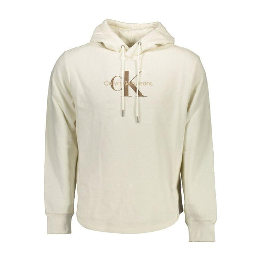 Calvin Klein White Cotton Men Sweater Calvin Klein