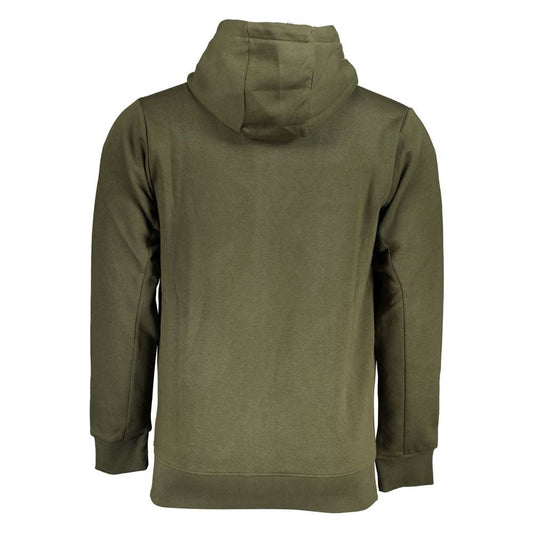 U.S. Grand Polo Elegant Green Hooded Long-Sleeve Sweatshirt U.S. Grand Polo