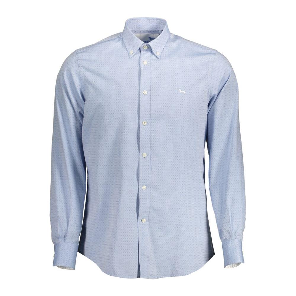 Harmont & Blaine Light Blue Cotton Men Shirt Harmont & Blaine