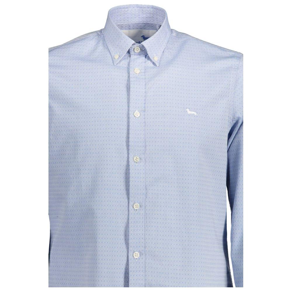 Harmont & Blaine Light Blue Cotton Men Shirt Harmont & Blaine