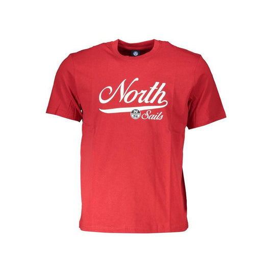 North Sails Red Cotton T-Shirt North Sails