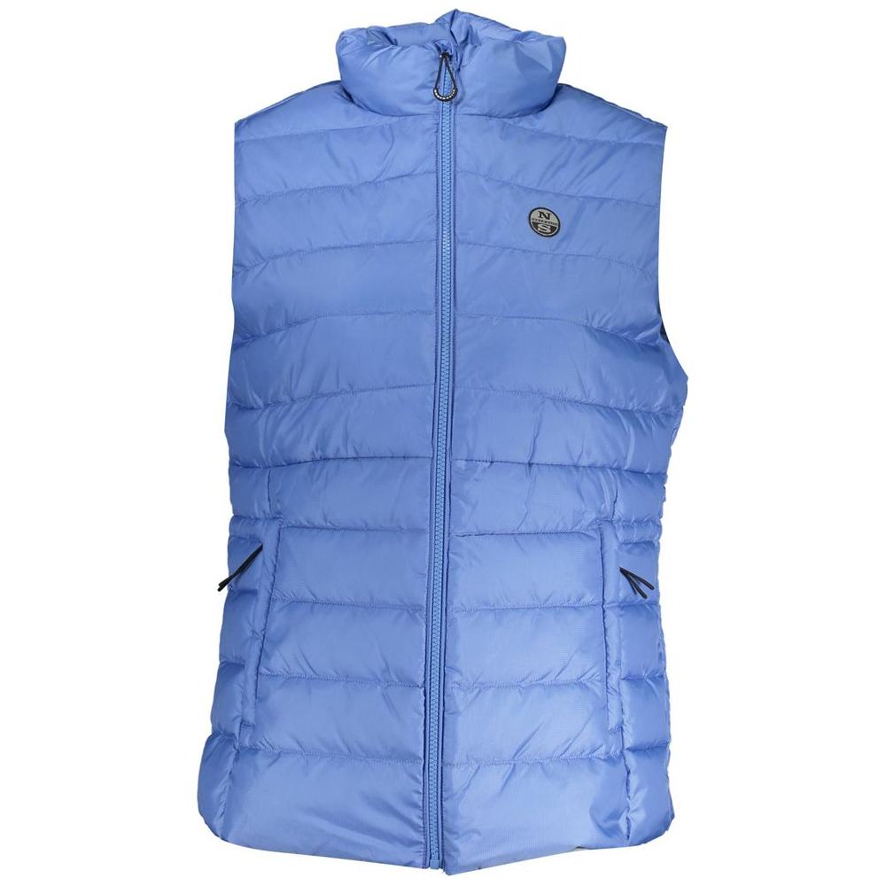 North Sails Light Blue Polyester Women Jacket North Sails