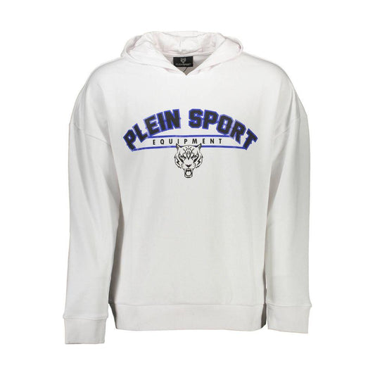 Plein Sport White Cotton Men Sweatshirt Plein Sport