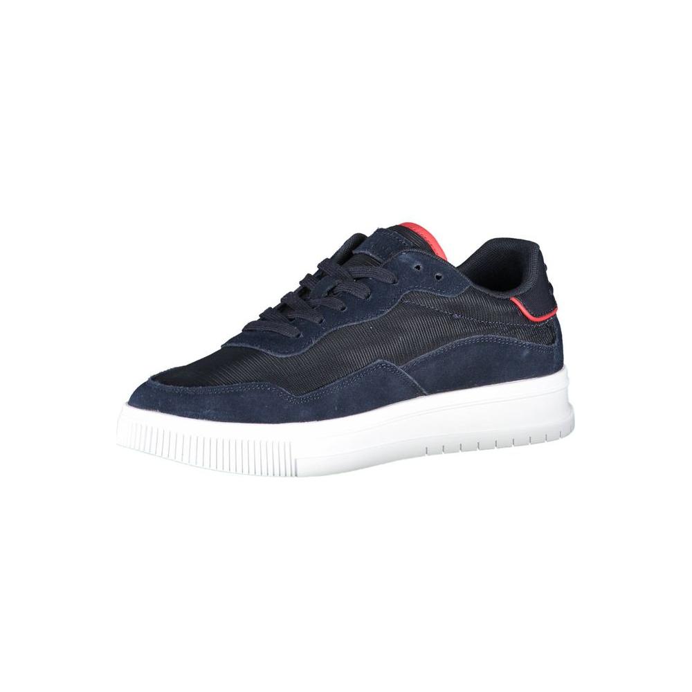 Tommy Hilfiger Blue Polyester Men Sneaker Tommy Hilfiger