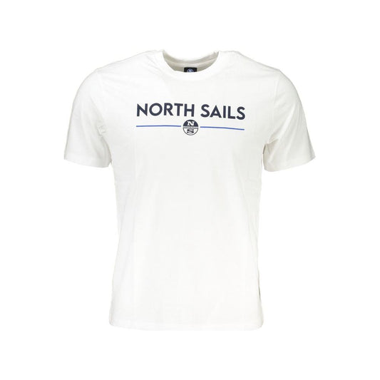 North Sails White Cotton T-Shirt North Sails