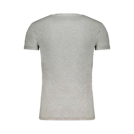 Aeronautica Militare Gray Cotton T-Shirt Aeronautica Militare