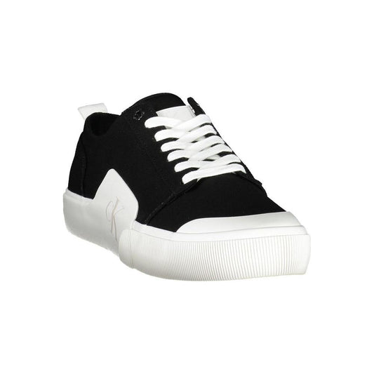 Calvin Klein Black Cotton Men Sneaker Calvin Klein