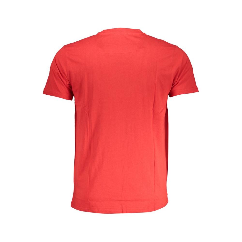 Cavalli Class Red Cotton T-Shirt Cavalli Class