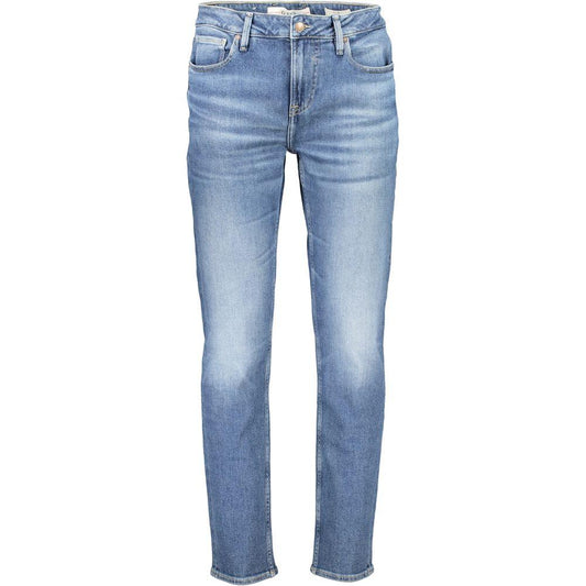 Guess Jeans Blue Cotton Jeans & Pant Guess Jeans