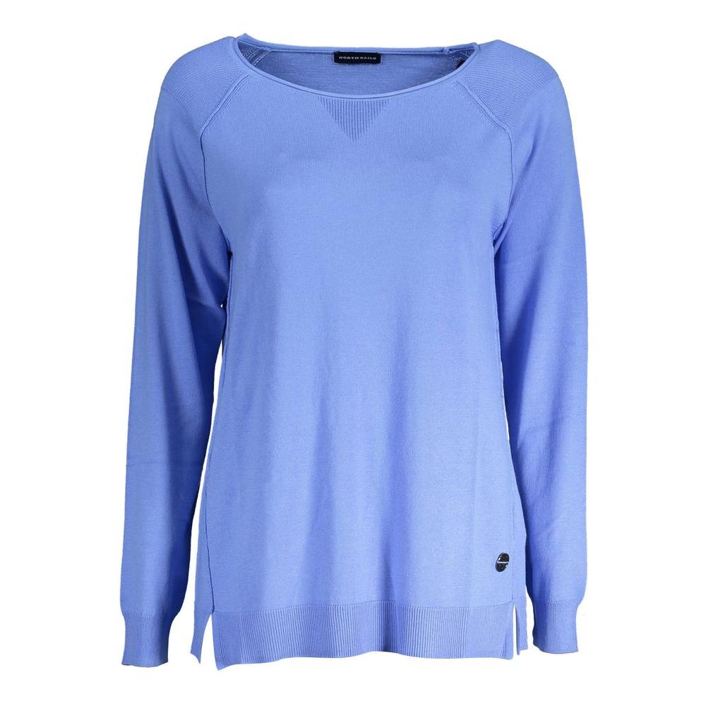 North Sails Light Blue Viscose Women Sweater North Sails