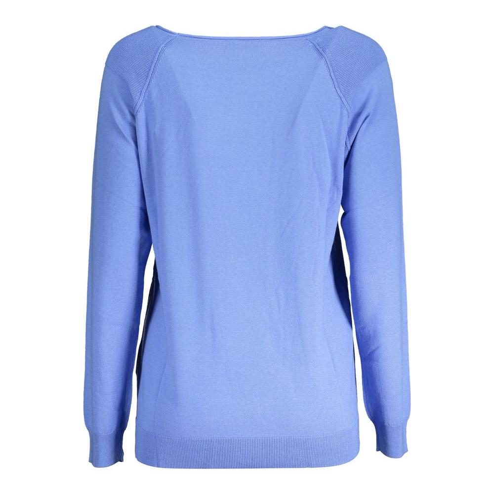 North Sails Light Blue Viscose Women Sweater North Sails