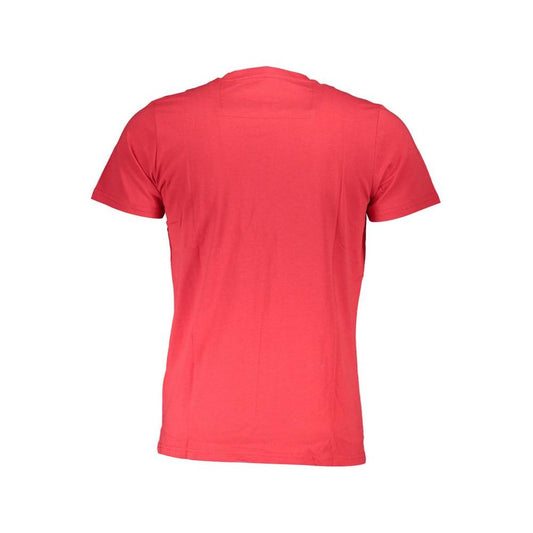 Cavalli Class Red Cotton T-Shirt Cavalli Class