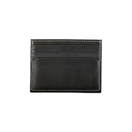 Tommy Hilfiger Black Leather Men Wallet Tommy Hilfiger