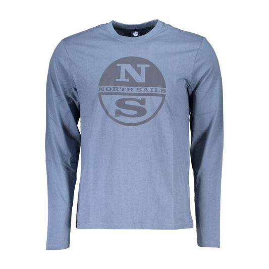 North Sails Blue Cotton T-Shirt North Sails