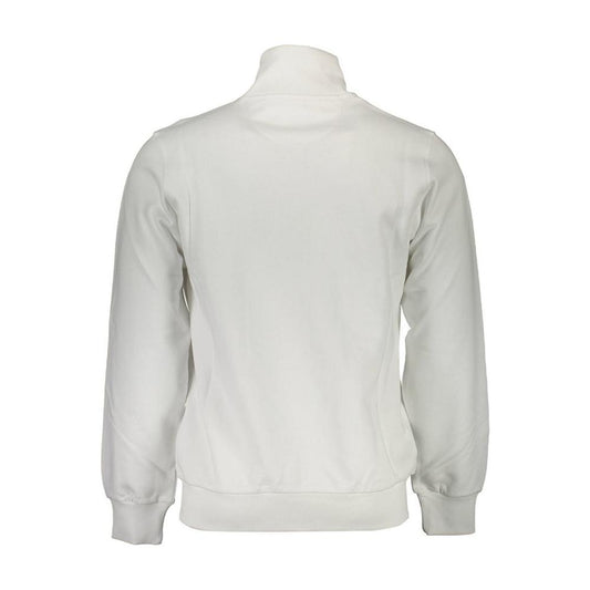 La Martina White Cotton Men Sweater La Martina