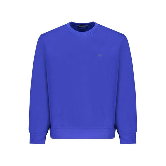 Harmont & Blaine Blue Cotton Sweater