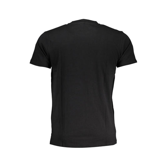 Cavalli Class Black Cotton T-Shirt Cavalli Class