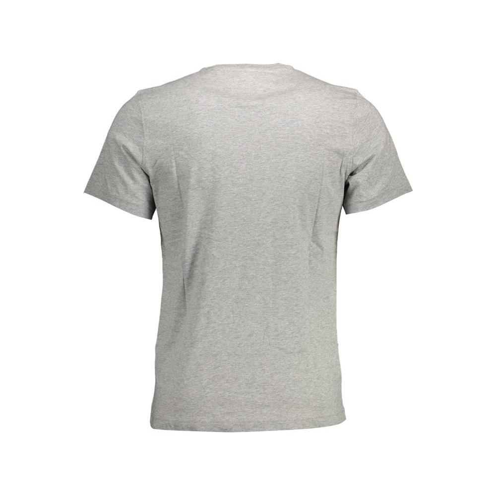 Tommy Hilfiger Gray Cotton Men T-Shirt Tommy Hilfiger