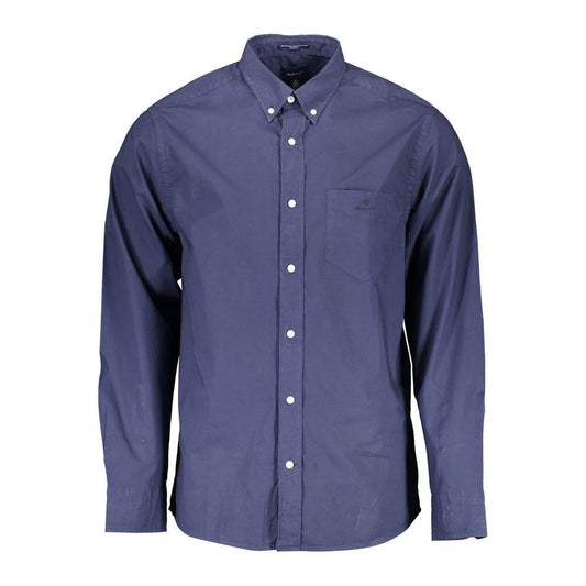 Gant Blue Cotton Men Shirt Gant