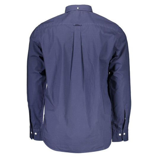 Gant Blue Cotton Men Shirt Gant