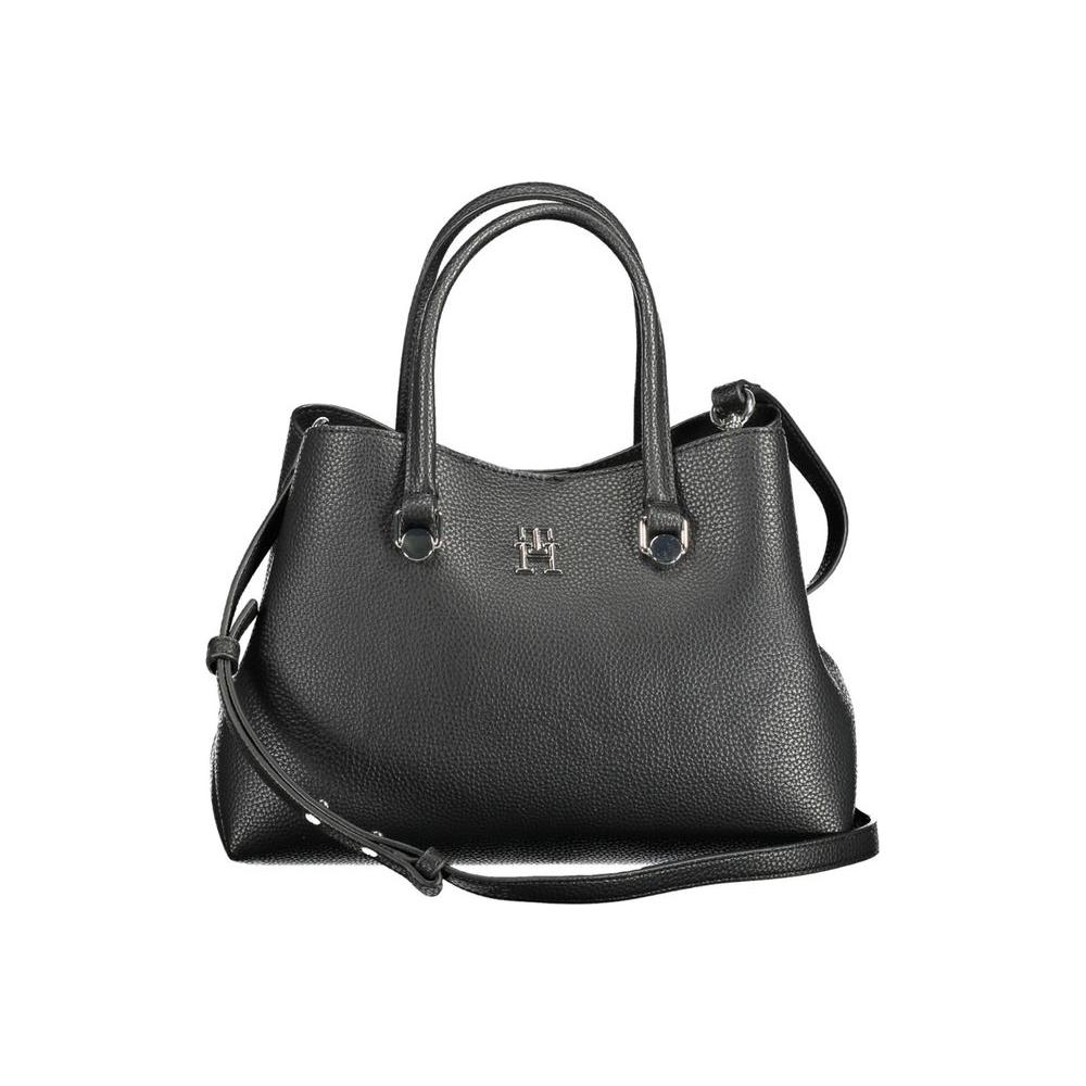 Tommy Hilfiger Black Polyester Women Handbag Tommy Hilfiger