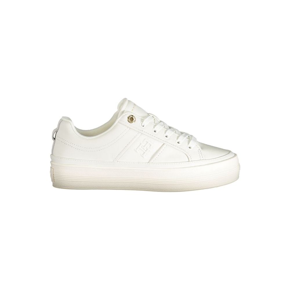 Tommy Hilfiger White Polyethylene Women Sneaker Tommy Hilfiger