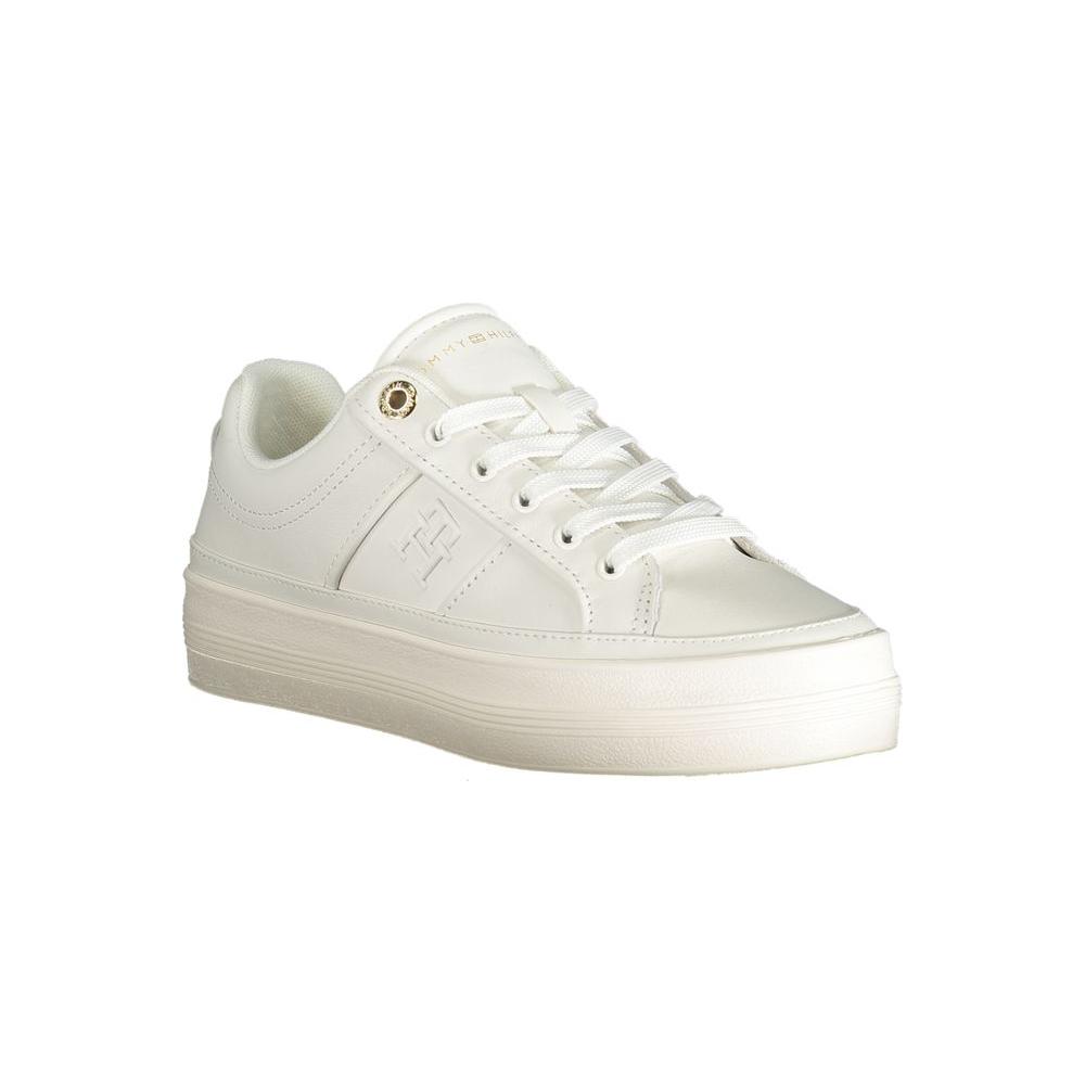 Tommy Hilfiger White Polyethylene Women Sneaker Tommy Hilfiger