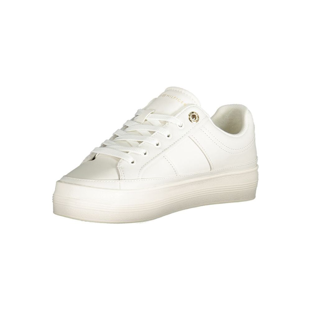 Tommy Hilfiger White Polyethylene Women Sneaker Tommy Hilfiger