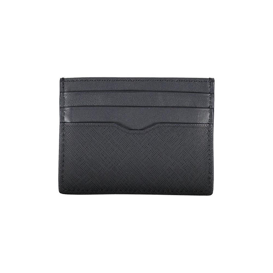 Tommy Hilfiger Blue Leather Men Wallet