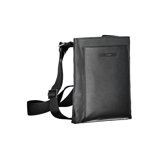 Calvin Klein Eco-Conscious Black Shoulder Bag with Logo