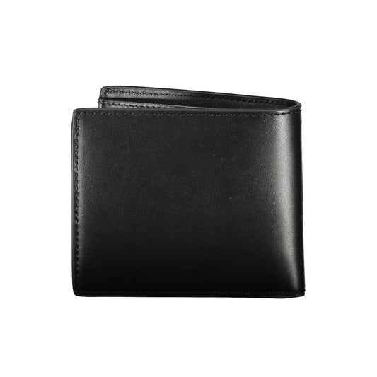 Tommy Hilfiger Black Leather Men Wallet Tommy Hilfiger