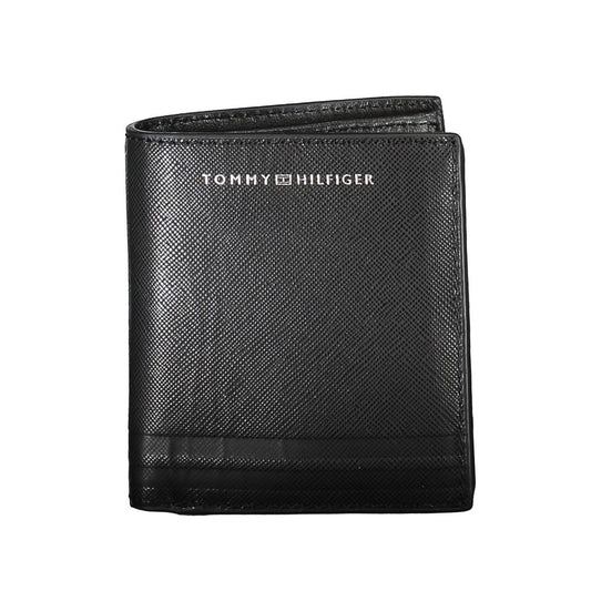 Tommy Hilfiger Black Leather Men Wallet Tommy Hilfiger