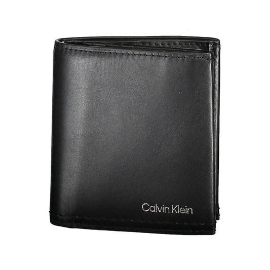 Calvin Klein Black Leather Men Wallet Calvin Klein