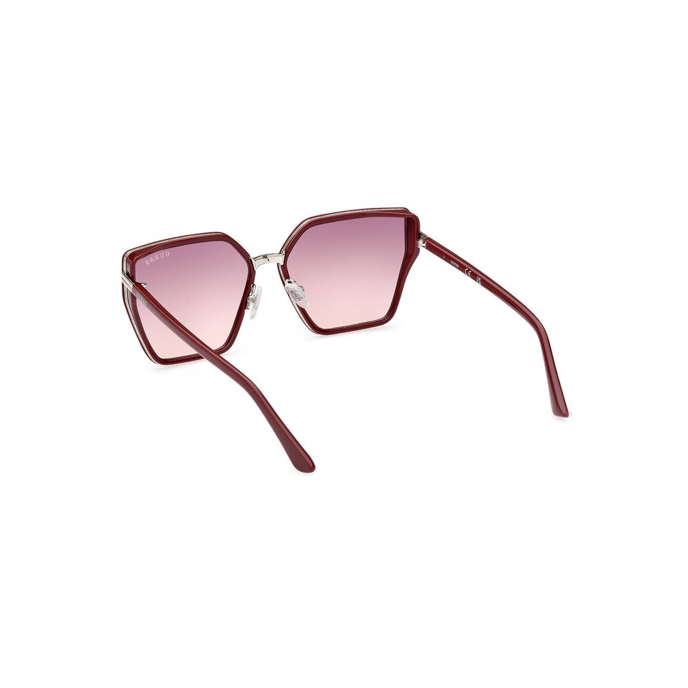 Guess Jeans Red Injected Women Sunglass Guess Jeans