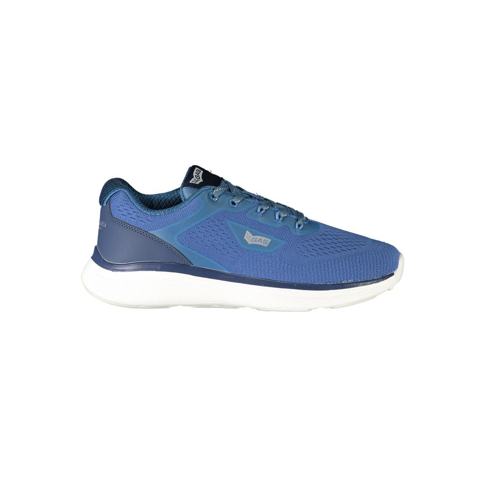 Gas Blue Polyester Sneaker Gas