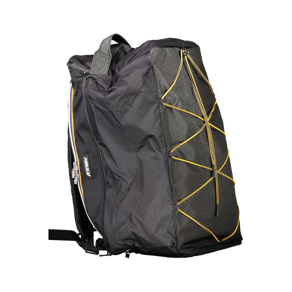 K-WAY Black Polyester Backpack K-WAY