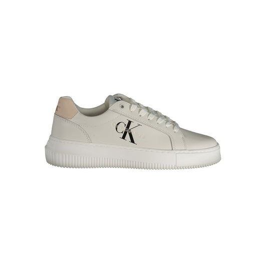 Calvin Klein White Polyester Sneaker Calvin Klein