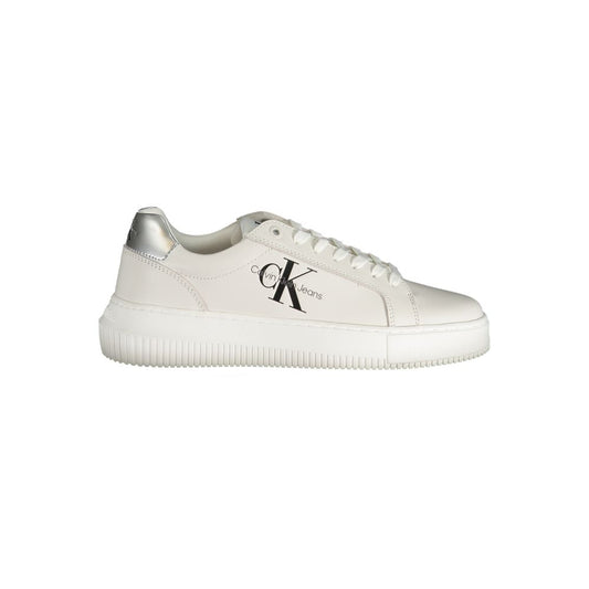 Calvin Klein White Polyester Sneaker Calvin Klein