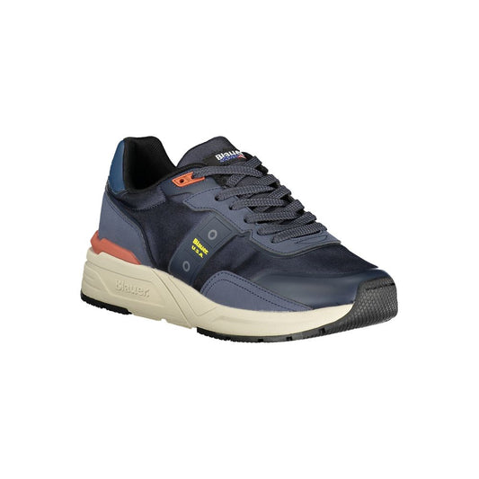 Blauer Blue Polyester Sneaker Blauer